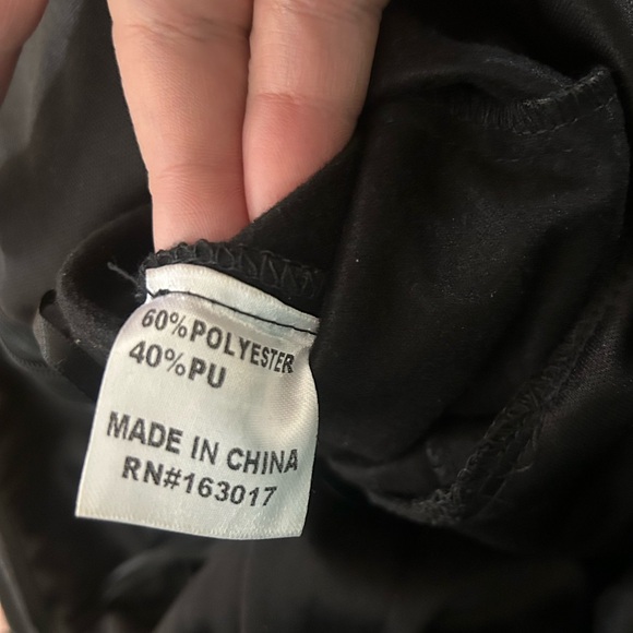 princess polly faux black leather dress size 4 - Picture 6 of 6